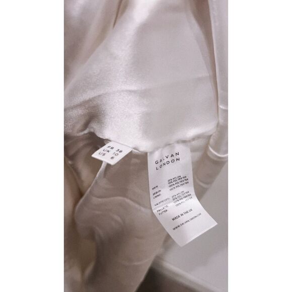 GALVAN sequin Estrella Slip Dress pearl white US6(FR38) - Picture 9 of 14